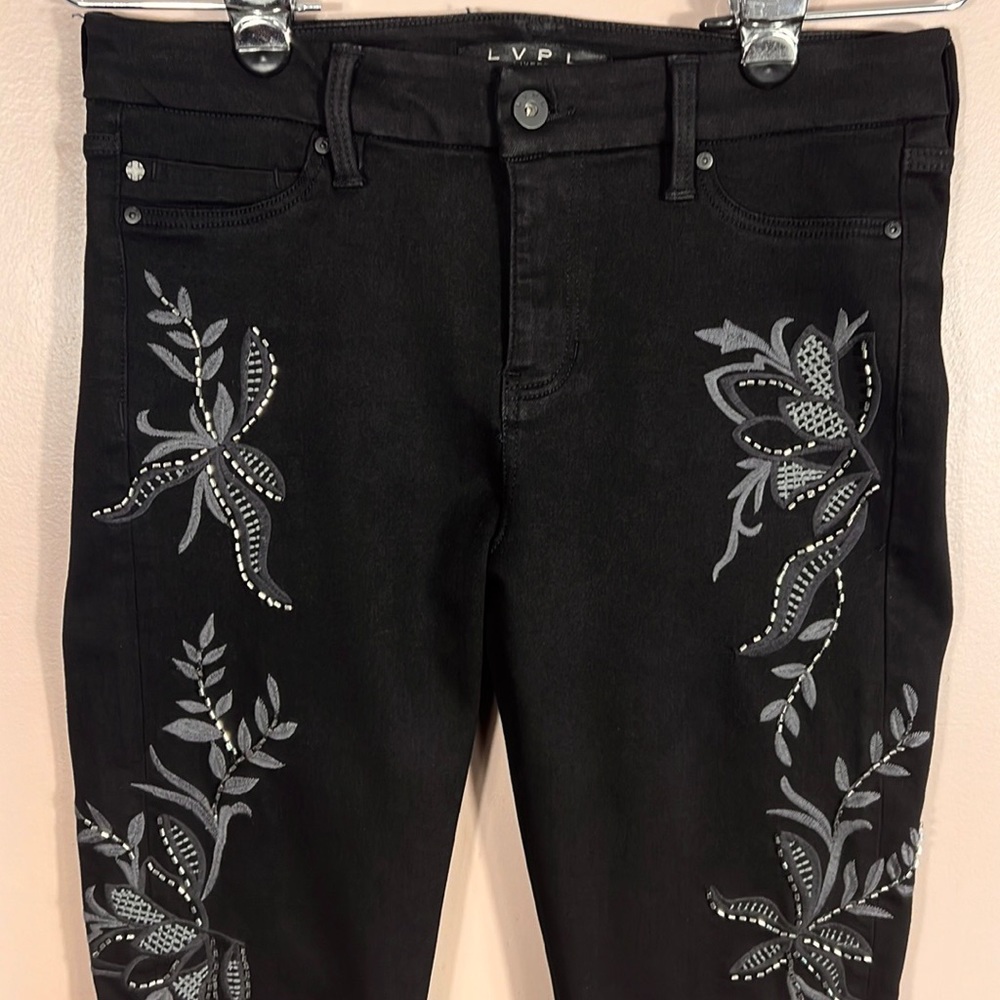 Liverpool Embroidered Skinny Jeans - Picture 3 of 8